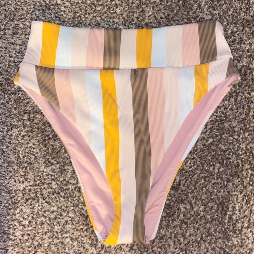 NEVER WORN Aerie Ribbed High Cut Cheeky Bottom